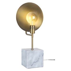 Project 62 Brass Marble Lamp